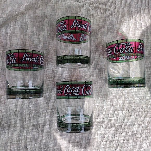 Vintage Coca-Cola Glasses Set Of 4 - Picture 6 of 9